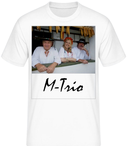M-Trio tričko: M-Trio v plnej poľnej